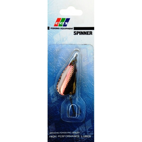 Рыбацкая блесна, вращающаяся, EOS S0006B, вес 11г, цвет GS331019